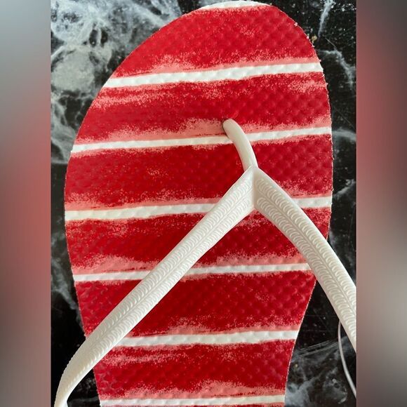 ❤️ NWT USA flag 4th of July beach Old Navy flip flops - Picture 2 of 8